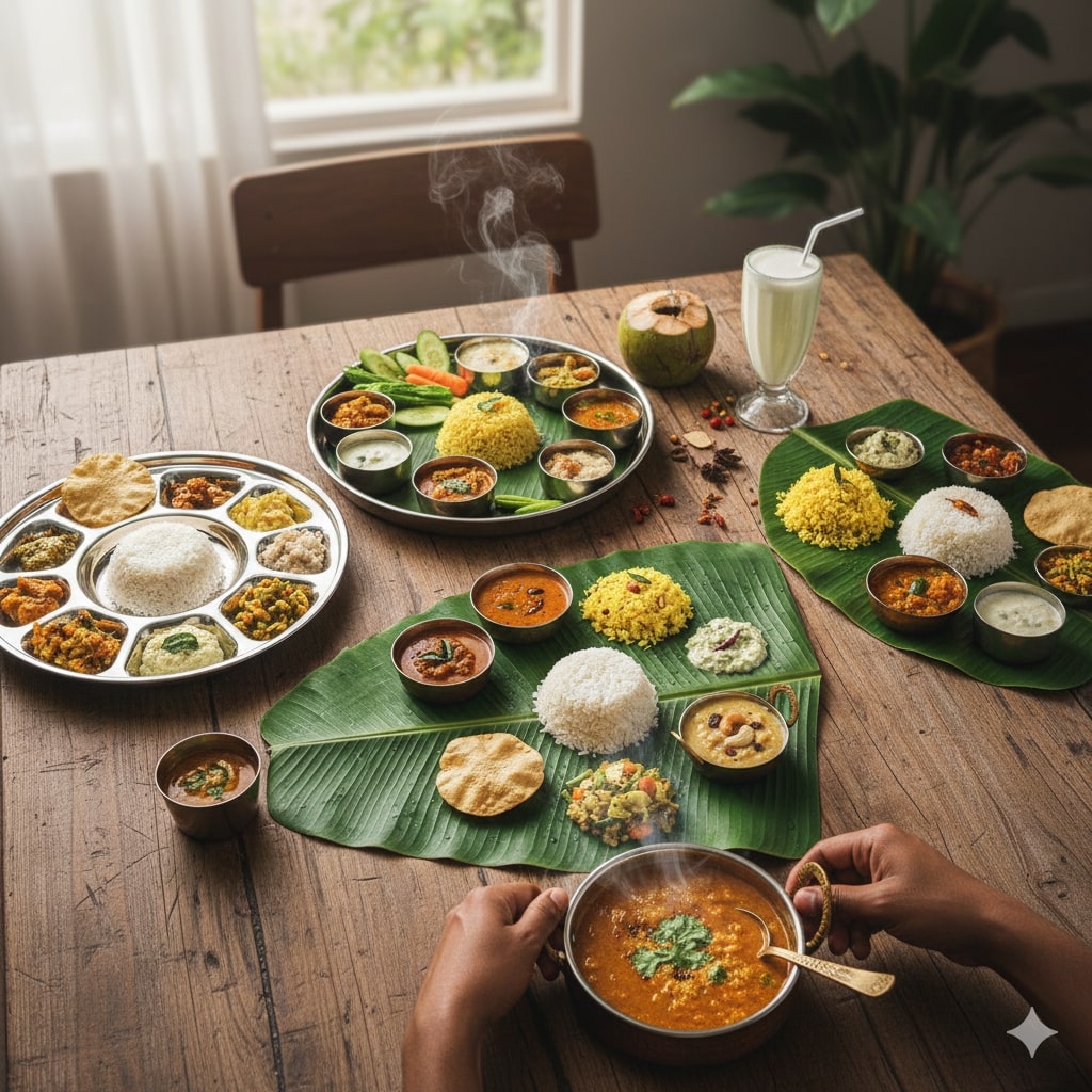 साउथ इंडियन लंच रेसिपीज़