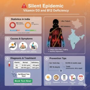 विटामिन D3 और B12 की कमी