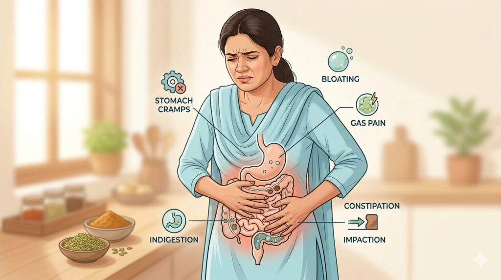 stomach gas problem